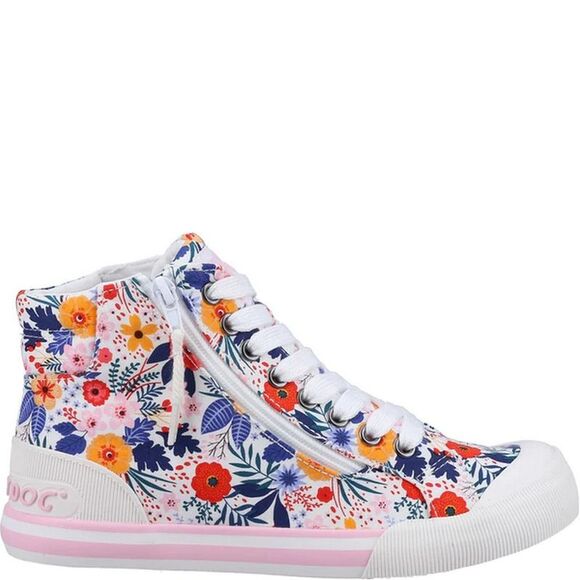 Rocket Dog Womens/Ladies Jazzin Malden Floral High Tops / Multicolored - Picture 3 of 4
